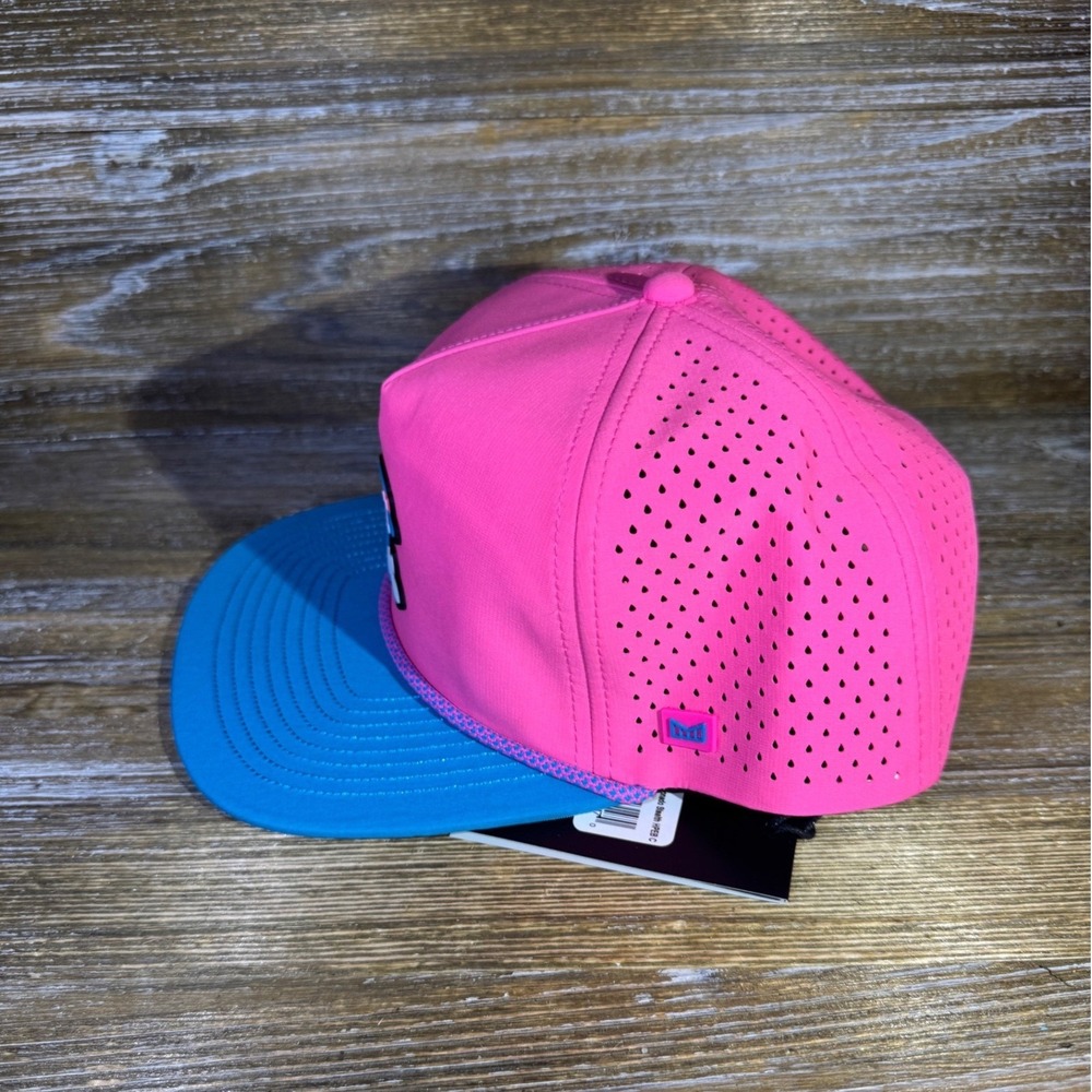 Melin Don't Give A Putt DGAP Coronado Flipper SnapBack Hat Pink Size Classic - Picture 3 of 13